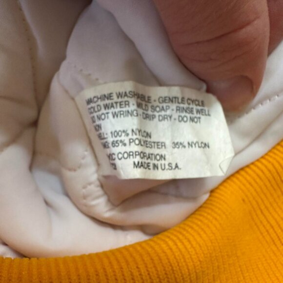 Vintage Chiefs Football Jacket – Red/Yellow Pullover (M, Made in USA) - Picture 4 of 8